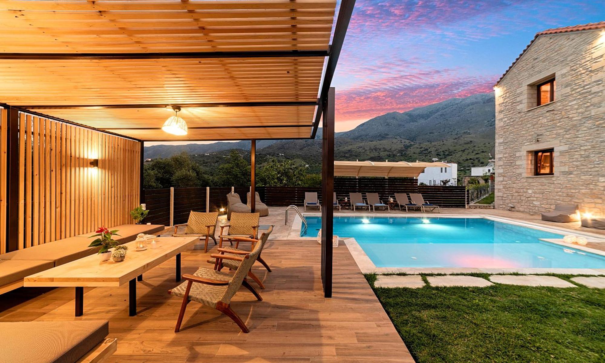 Cretan Sunrise Villa Heated Pool Dhimitroulianá Екстериор снимка