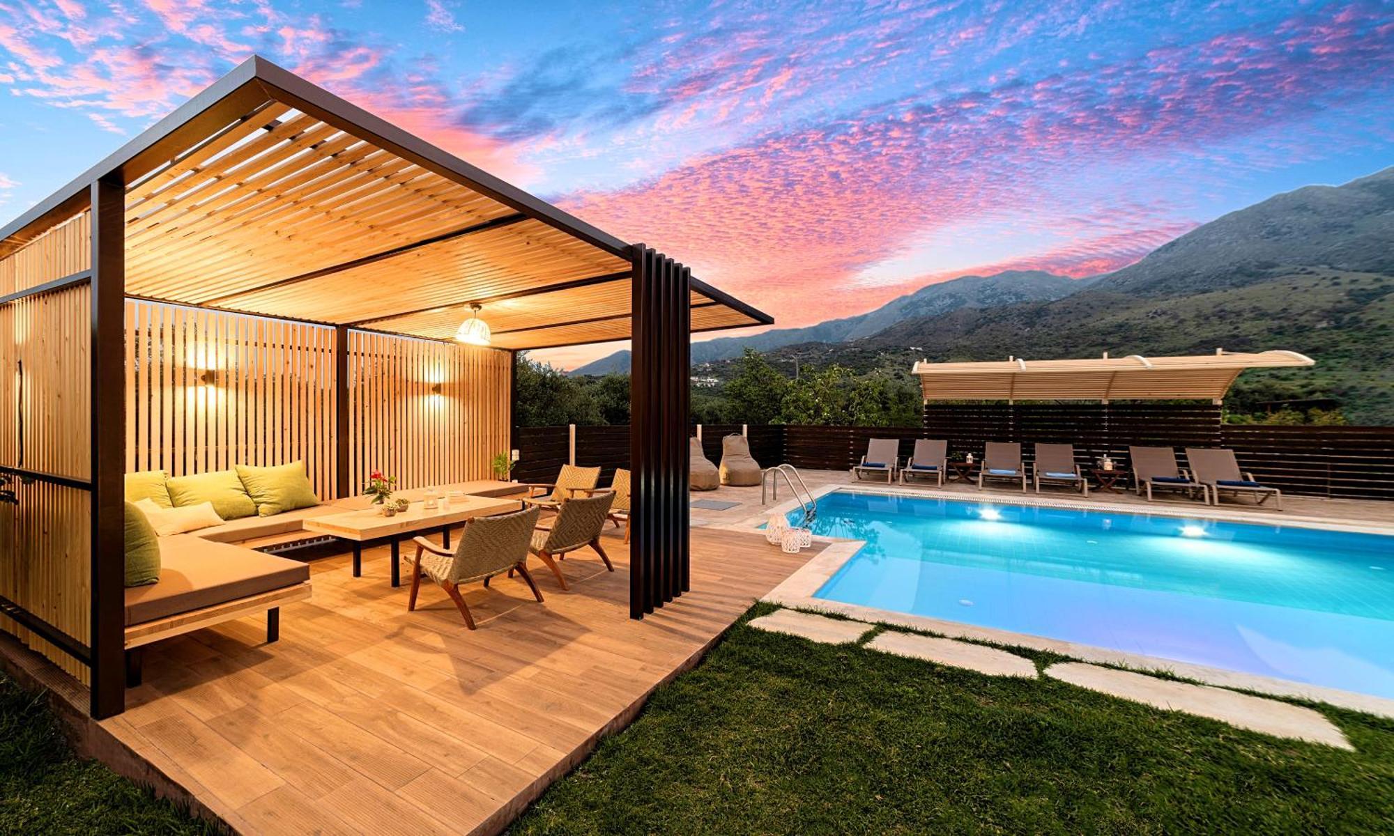 Cretan Sunrise Villa Heated Pool Dhimitroulianá Екстериор снимка